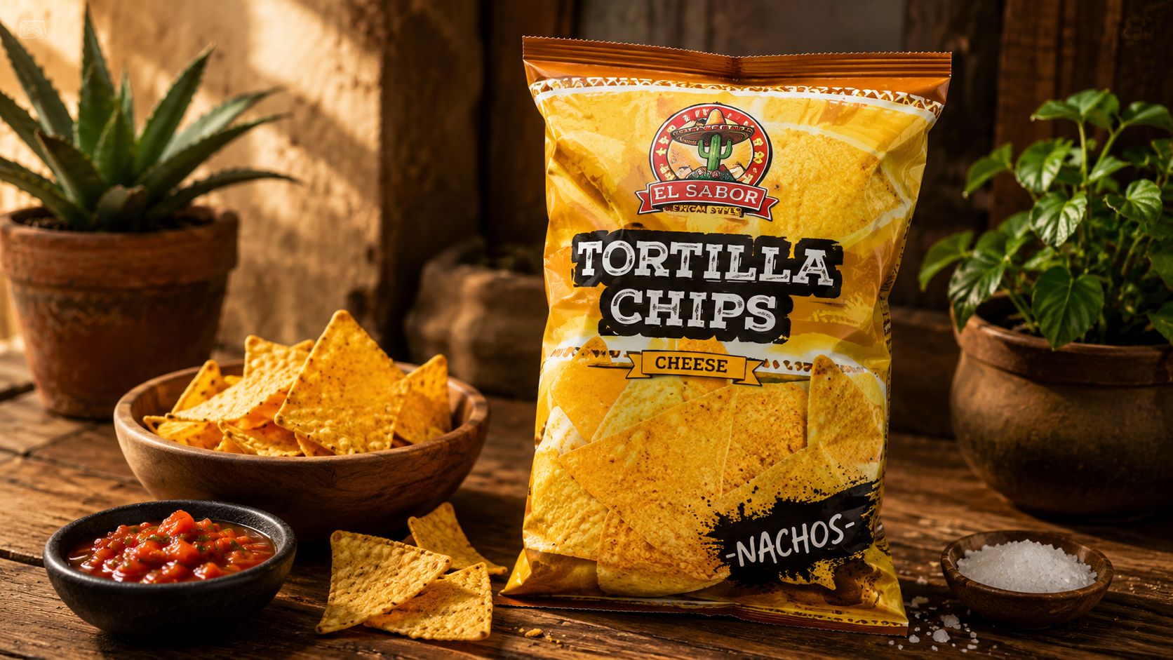 Chipsy a slané snacky
