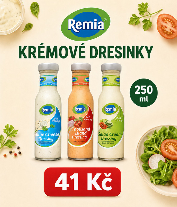 Remia krémové dresinky