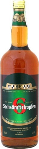 Sechsämtertropfen 33%  1 l (holá láhev)