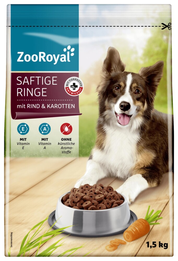 Zooroyal Saftige Ringe mit Rind 1,5 kg