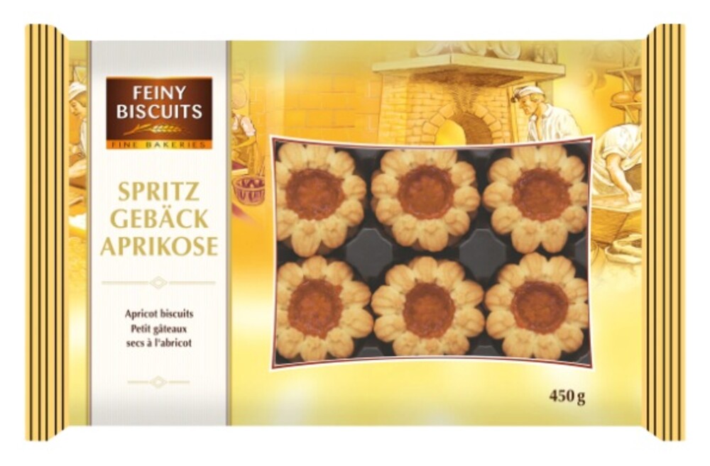 Feiny Biscuits Spritz Gebäck Aprikose 450 g