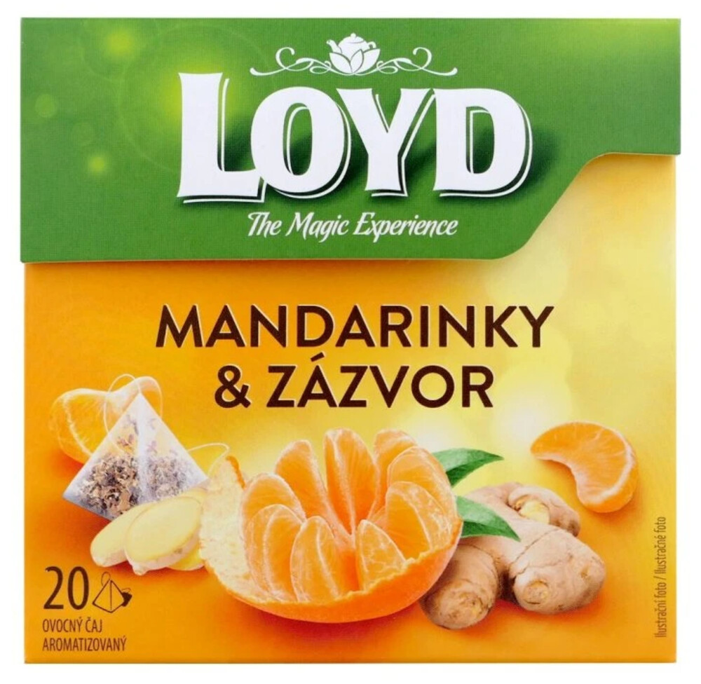 Loyd Mandarinky & Zázvor 20 x 2 g