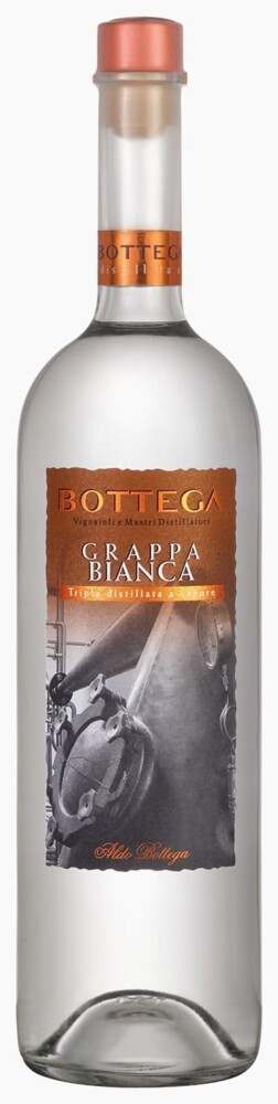 Bottega Grappa Bianca 43% 1 l (holá láhev)