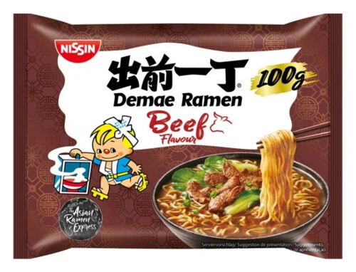 Nissin Demae Ramen Beef 100 g