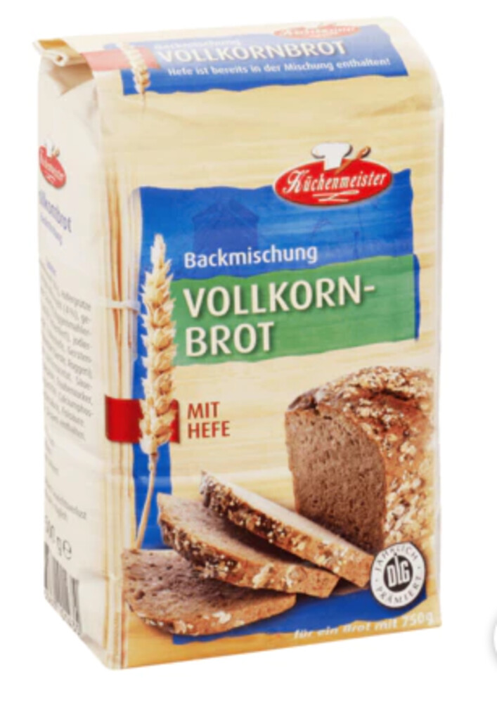 Küchenmeister Vollkornbrot mit Heffe 500 g