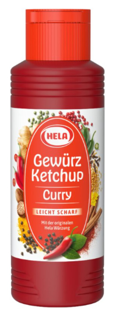 Hela Curry Gewürzketchup Scharf 300 ml