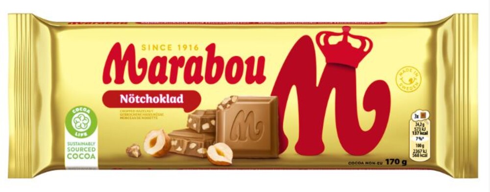 Marabou Nötchoklad 170 g