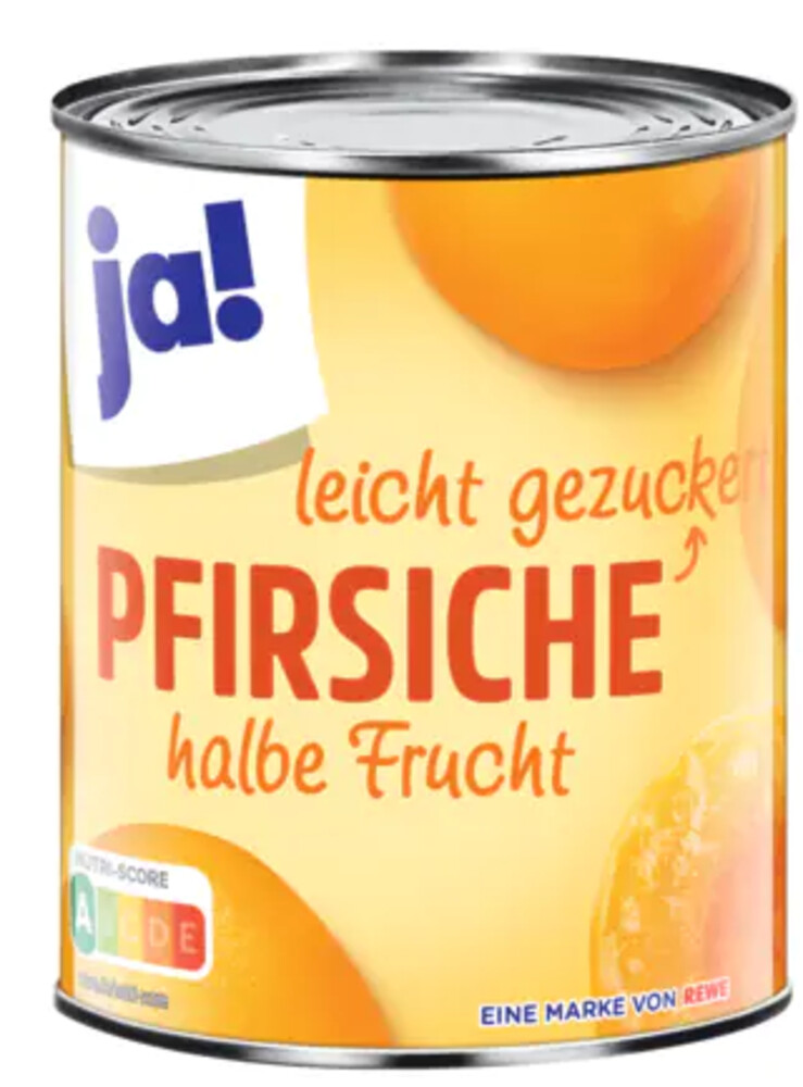 Ja! Pfirsche Halbe Frucht 820 g