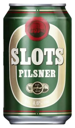 Slots Pilsner 4,6% 0,33 l plech