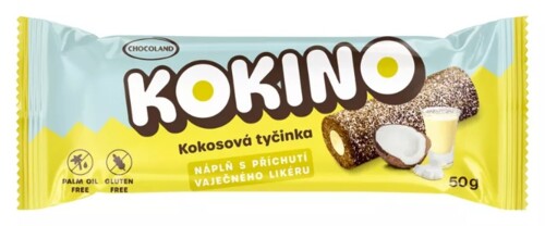 Kokino kokosová tyčinka s příchutí vaječného likéru 50 g