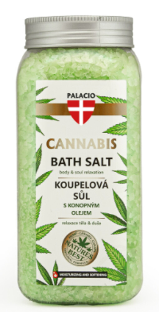 Palacio Koupelová sůl s konopným olejem 900 g