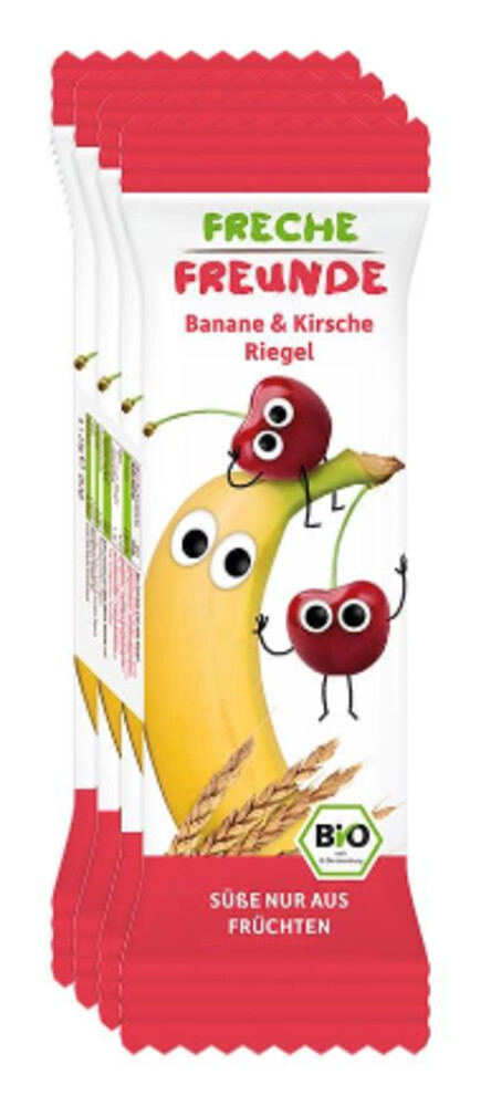 Freche Freund Riegel Banane, Kirsche 4 x 23 g
