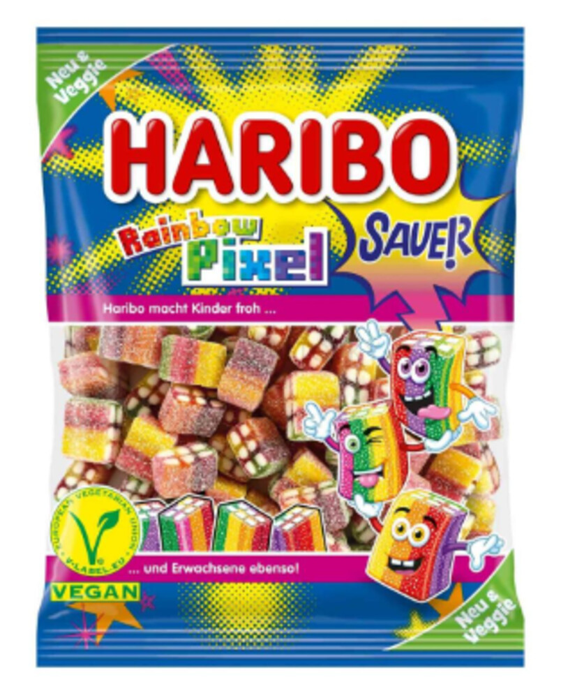 Haribo Rainbow Pixel Sauer 160 g