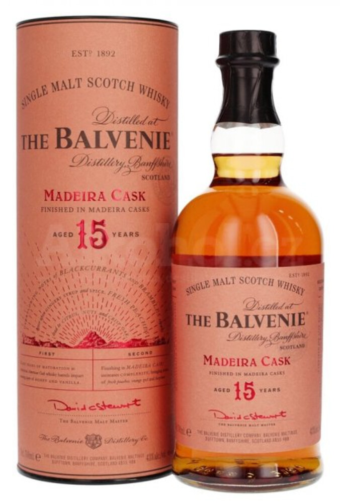 Balvenie Madeira Cask 15y 43% 0,7 l (tuba)
