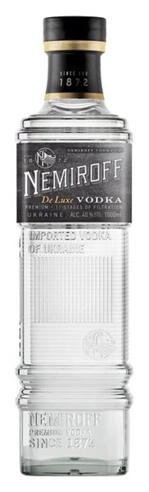 Nemiroff De Luxe Vodka 37,5% 1 l (holá láhev)