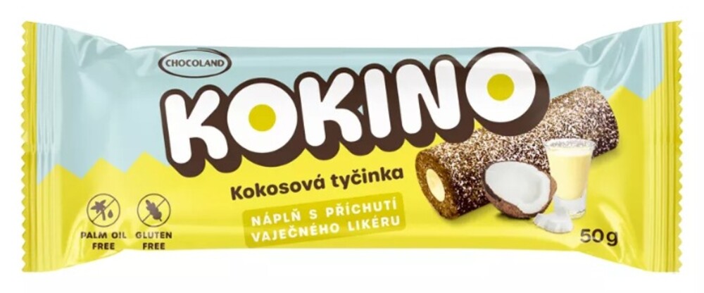 Kokino kokosová tyčinka s příchutí vaječného likéru 50 g
