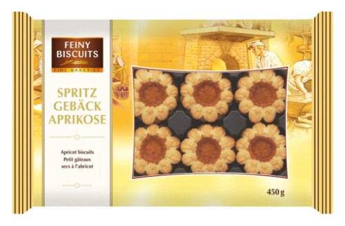Feiny Biscuits Spritz Gebäck Aprikose 450 g