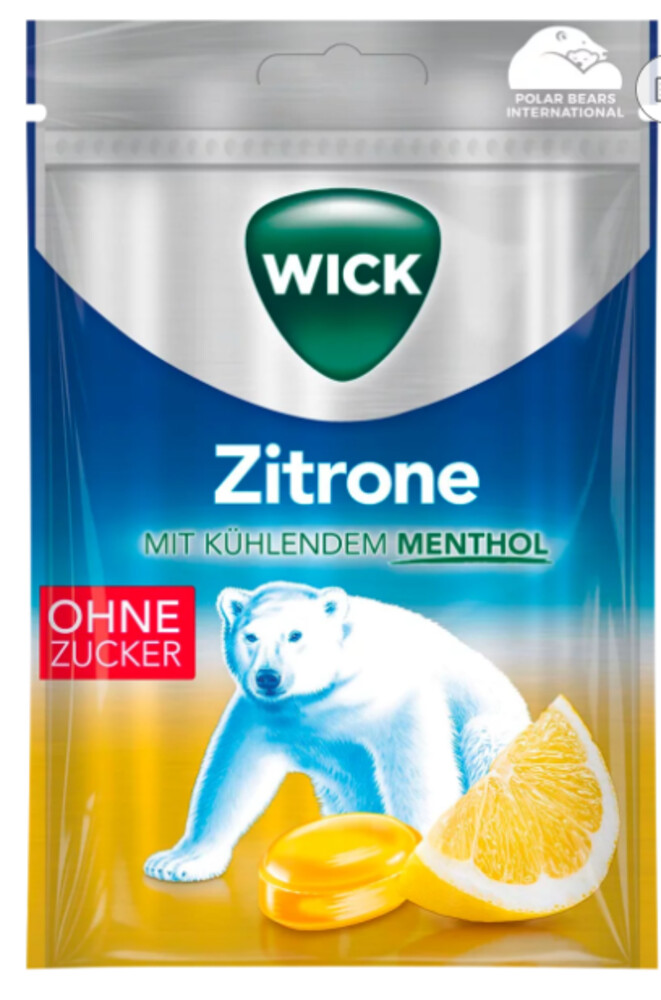 Wick Zitrone Ohne Zucker 72 g