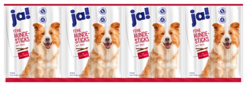 Ja! Hundesticks mit Rind 8x11g