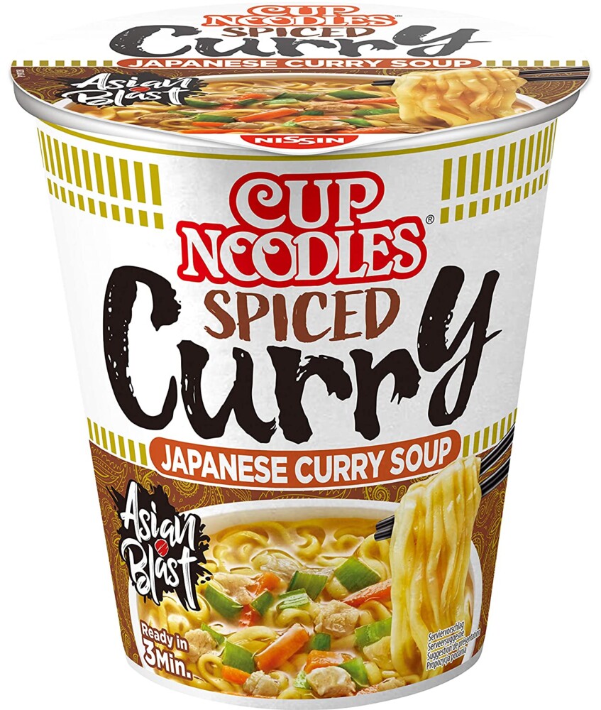 Nissin Cup Nudeln Huhn & Curry 67 g