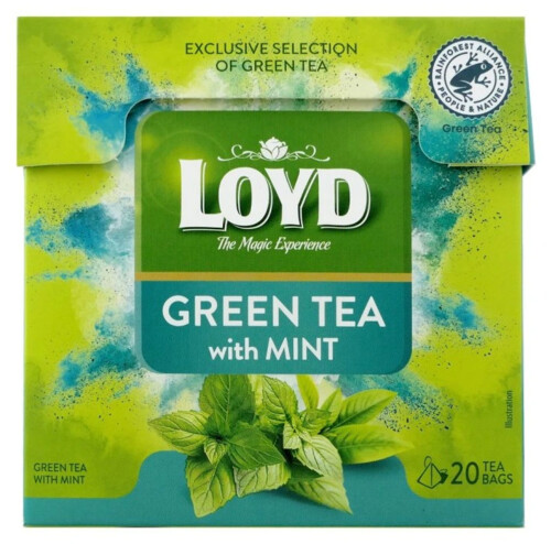 Loyd Green Tea Mint Manuka Honey 20 x 1,7 g