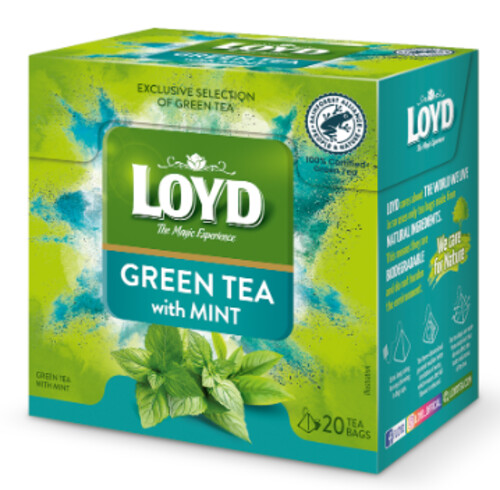 Loyd Green Tea Mint 20 x 1,5 g