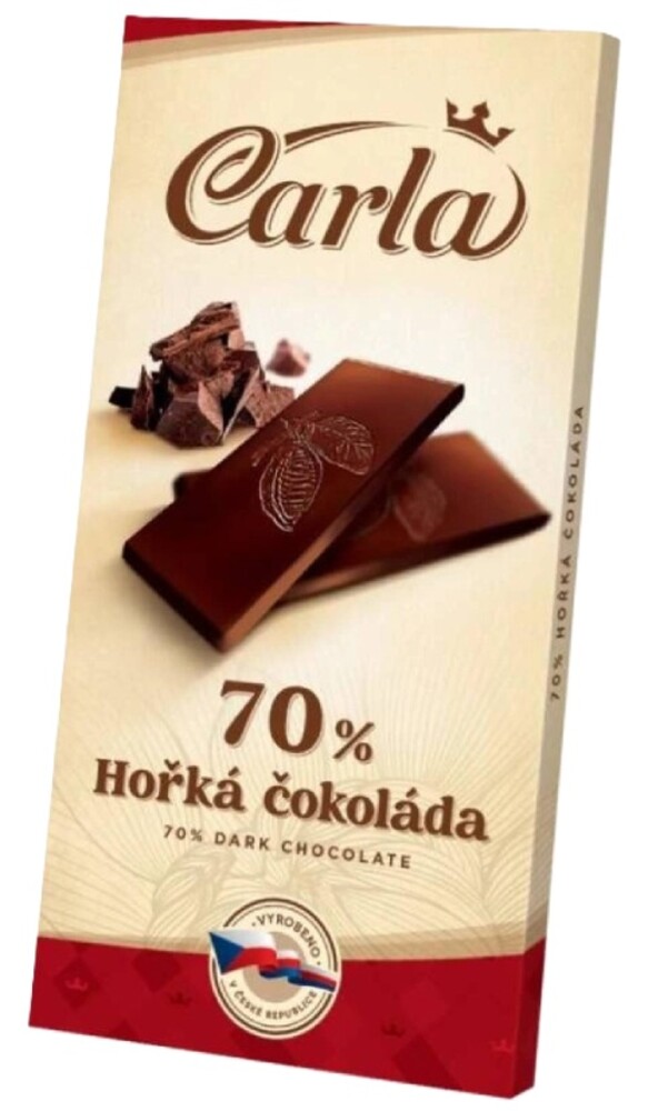 Carla hořká čokoláda 70% 80 g