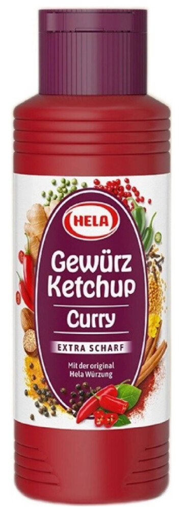 Hela Curry Gewürzketchup Extra Scharf 300 ml 
