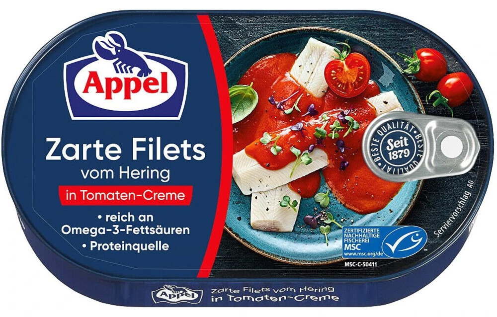 Appel sleďové filety v rajčatovém krému 200 g