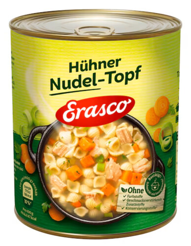 Erasco Hühner Nudel - Topf 400 g