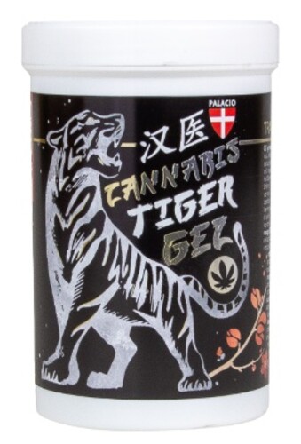 Palacio Tiger masážní gel s konopím 380 ml