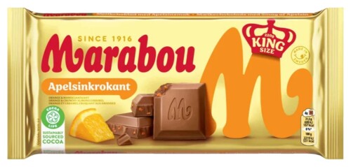 Marabou Apelsinkrokant 170 g