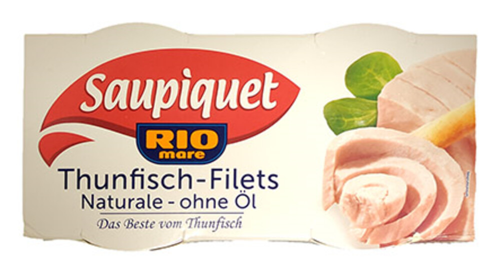 Saupiquet Thunfisch Filet Naturale-ohne Öl 2 x 80 g