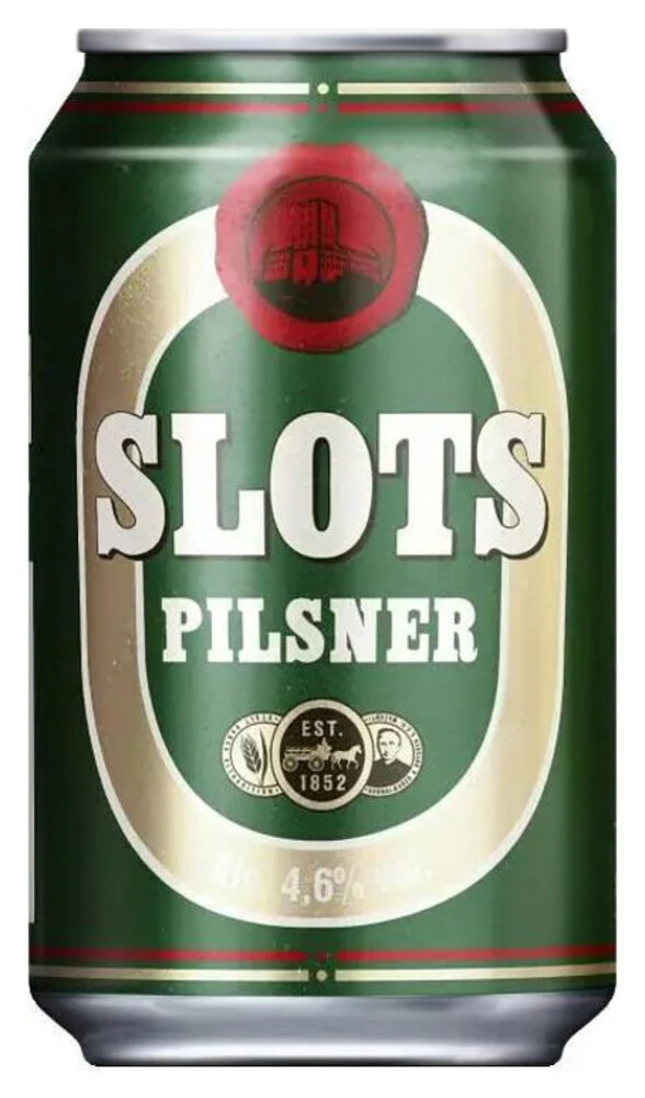 Slots Pilsner 4,6% 0,33 l plech