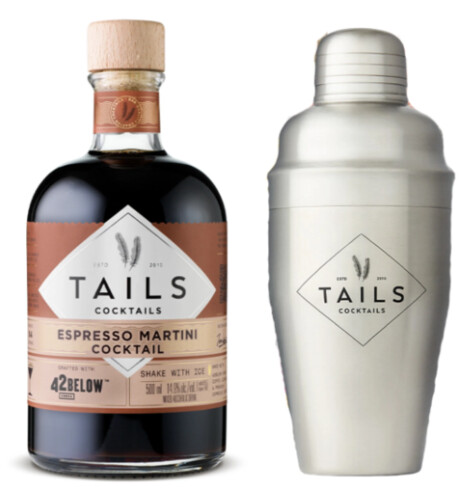Tails Espresso Martini Cocktail + Shake 14,9% 0,5 l (karton)