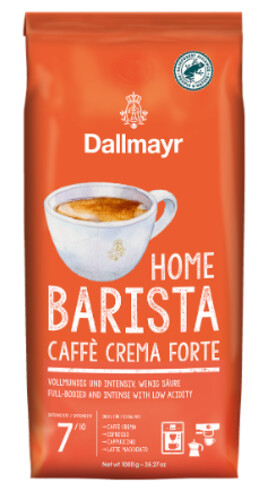 Dallmayr Home Barista Caffé Crema Forte zrnková káva 1 kg