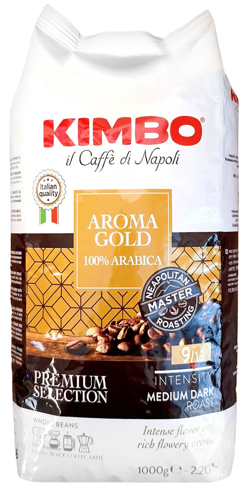Kimbo Aroma Gold zrnková káva 1 kg