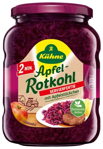 Kühne Apfel Rotkohl Fix & Fertig 700 g