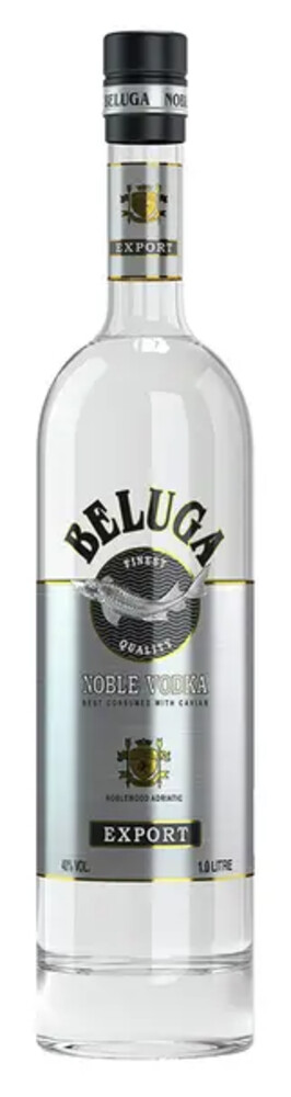 Beluga Noble 40% 1 l (holá láhev )