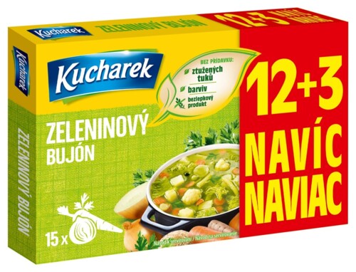 Kucharek Gemüsebrühe 12+3 Würfel 150 g