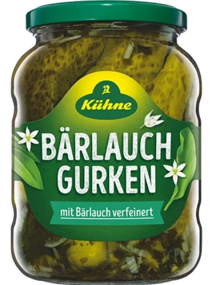 Kühne Bärlauch Gurken 670 g / 360 g