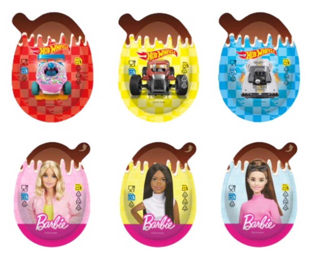 Vajíčko s překvapením Hot Wheels & Barbie 17,5 g