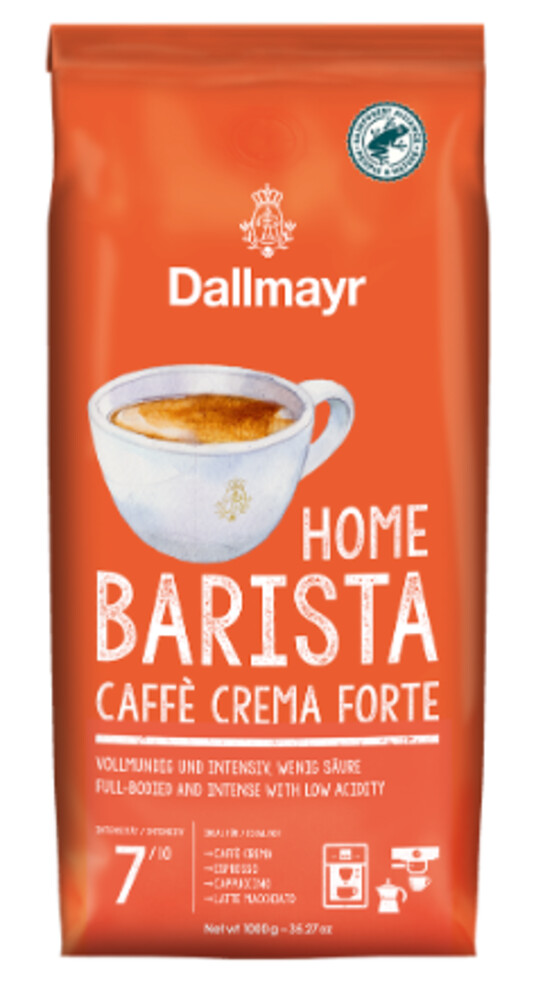 Dallmayr Home Barista Caffé Crema Forte zrnková káva 1 kg