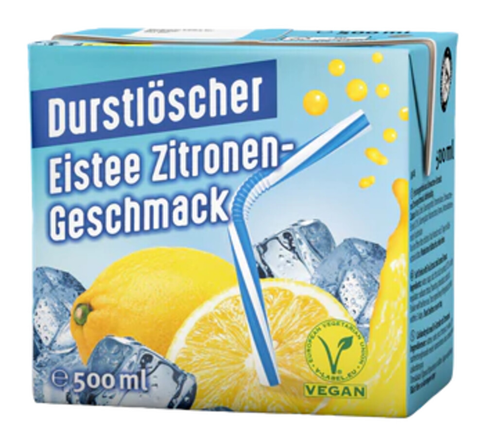 Durstlöscher Eistee Zitronen Geschmack 0,5 l