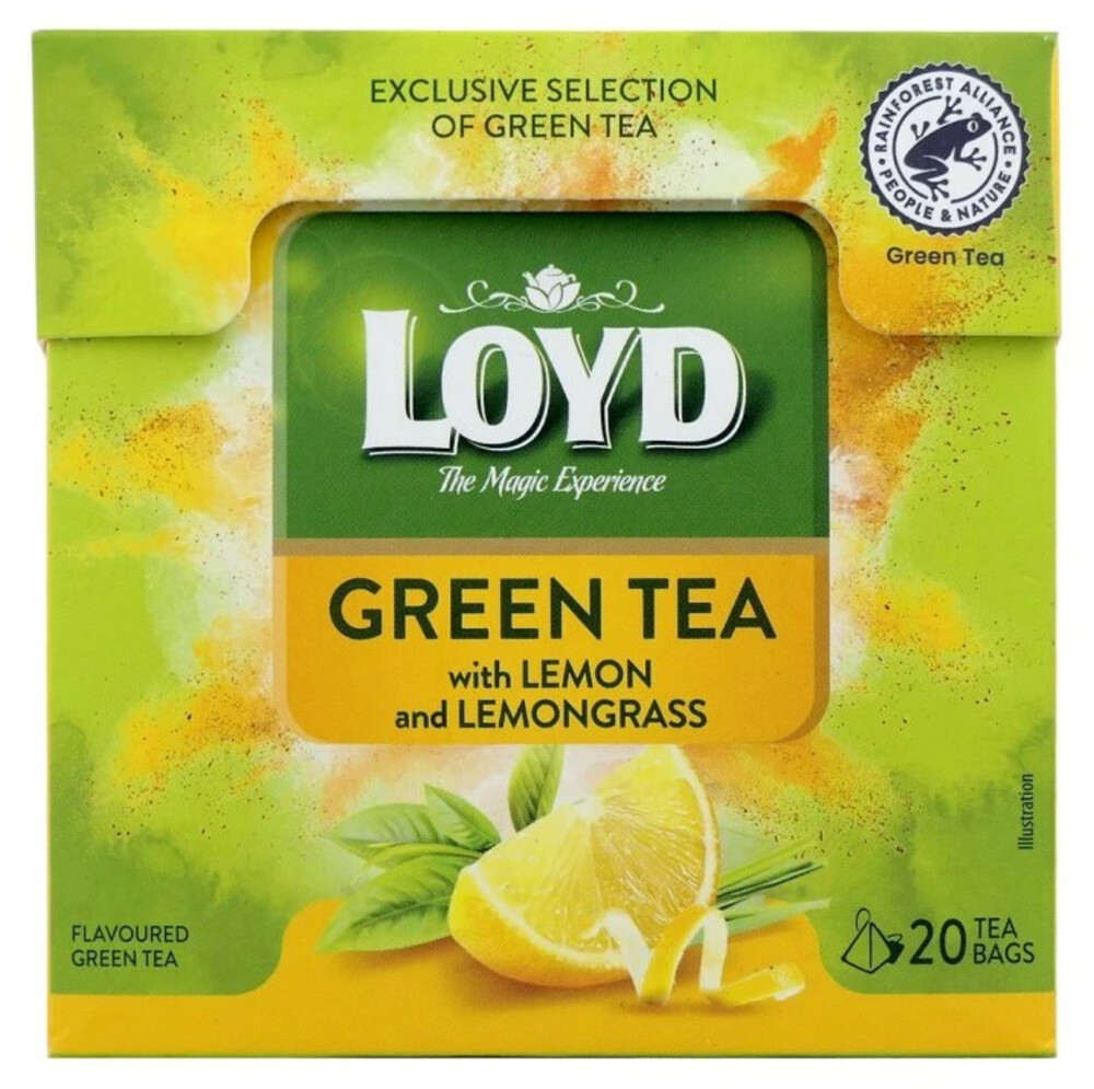 Loyd Grüne Zitrone Zitronengras 20 x 1,5 g