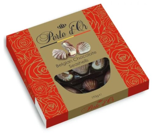 Chocoland Perle d Ór Belgian Chocolate Seashells 195 g