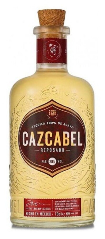 Cazcabel Tequila Reposado 38% 0,7 l (holá láhev)