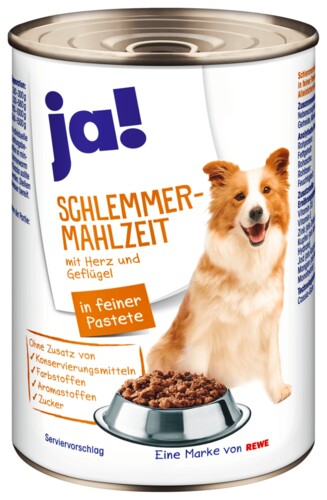Ja! Schlemmermahlzeit mit Herz Geflügel 400g