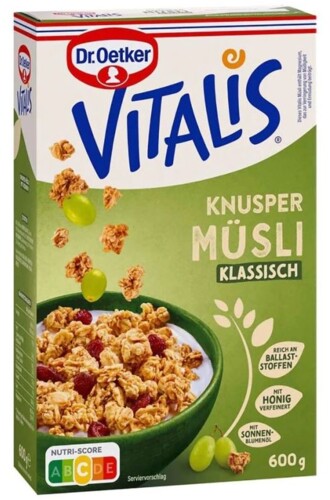 Vitalis Knusper Müsli Klassisch 600 g 