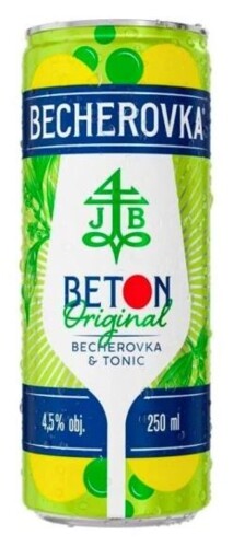 Becherovka Beton Original 4,5% 0,25 l (plech)